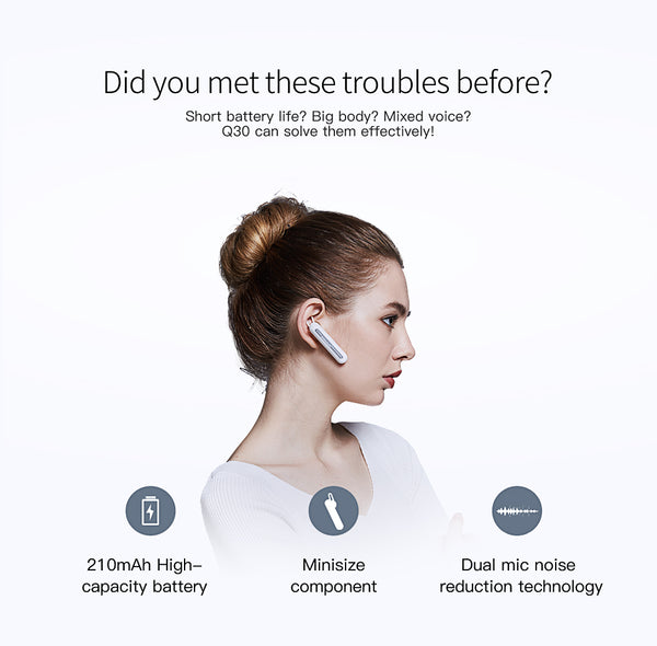 QCY Q30 business wireless headphone Bluetooth V4.2 earphone