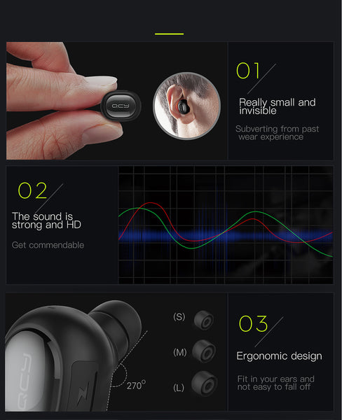 Mini Invisible earphone business Bluetooth headset