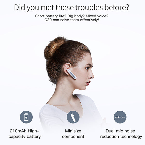 QCY Q30 business wireless headphone Bluetooth V4.2 earphone