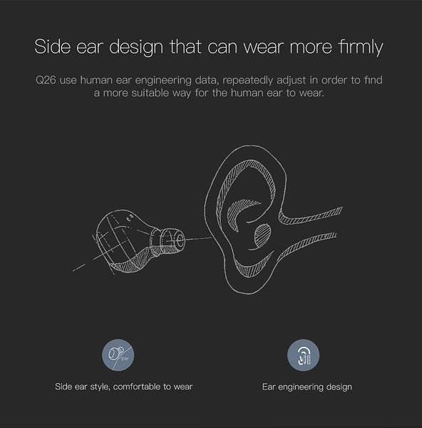 QCY Q26 In-ear Noise Cancelling Earbud Mini Invisible Earphone