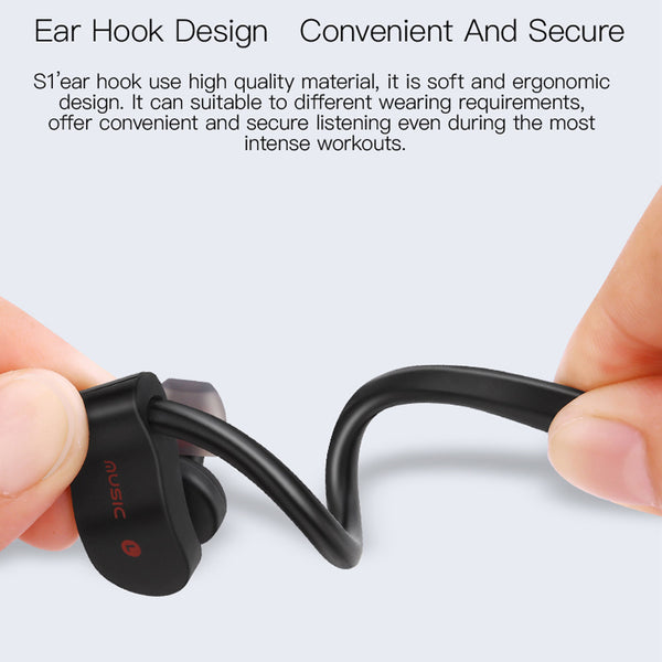 JESBOD S1 Bluetooth V4.1 Headphones Wireless Sports Earphones