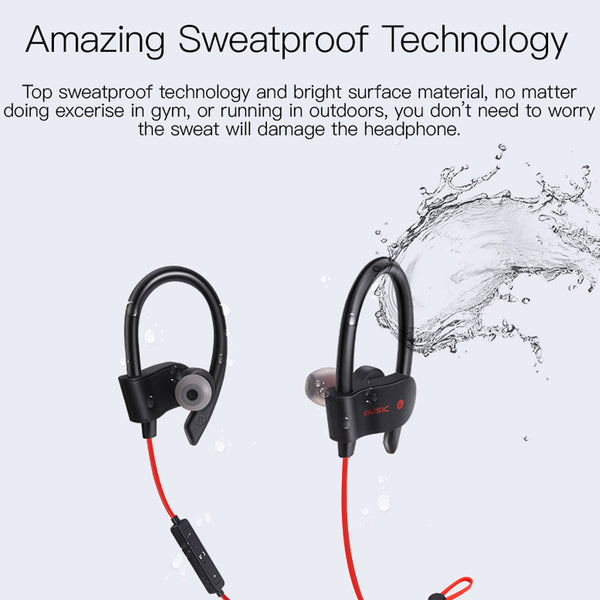 JESBOD S1 Bluetooth V4.1 Headphones Wireless Sports Earphones