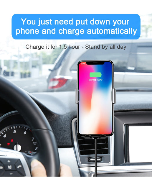 Baseus Mount Holder Fast Wireless Charging for Car