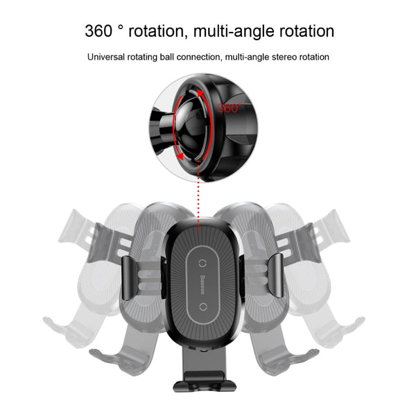 Baseus Mount Holder Fast Wireless Charging for Car