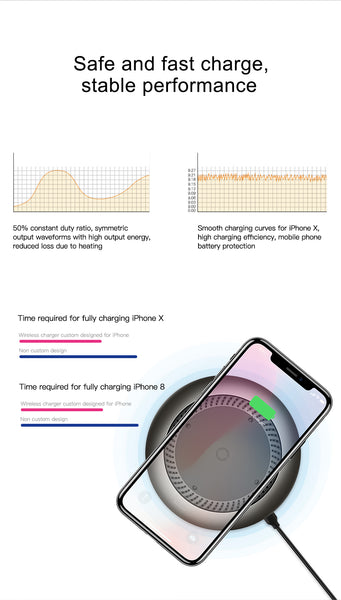 Fast Wireless Charging Pad With Silent Fan