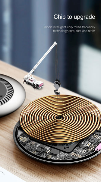 Fast Wireless Charging Pad With Silent Fan