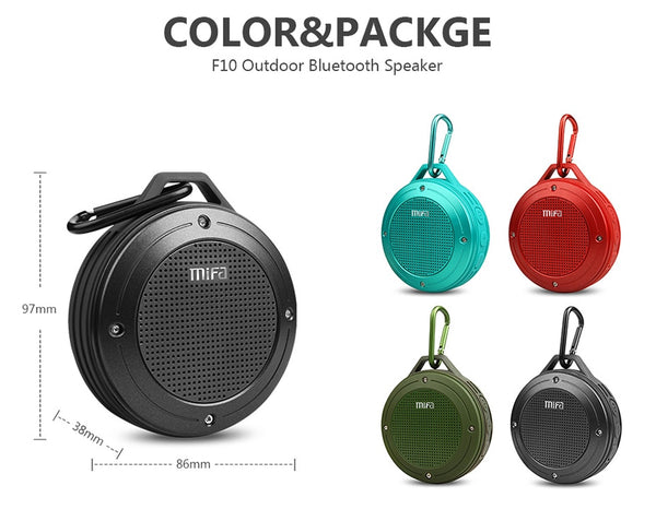 F10 Outdoor Wireless Bluetooth 4.0 Stereo Speaker