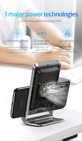 Baseus Multifunction Intelligent Cooling Wireless Charger