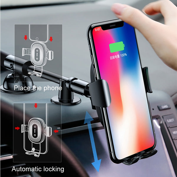 Baseus Mount Holder Fast Wireless Charging for Car