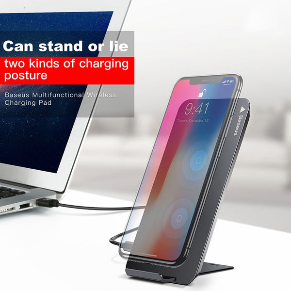 Fast Qi Wireless Safe Charging Desktop Charging Stand