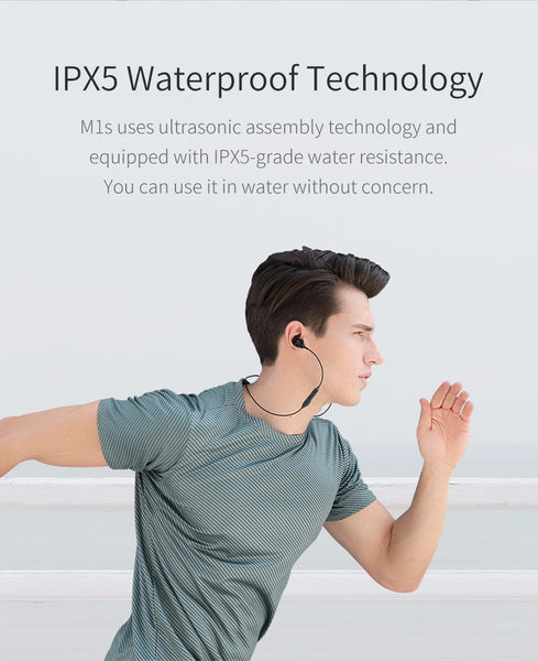 IPX5-Rated Sweatproof Earphone Bluetooth 4.2 Wireless Sports Running Earphones