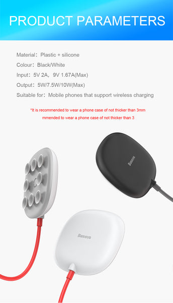 Spider Suction Cup Wireless Charger