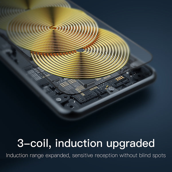 Multifunction 3 Coils Wireless Charger