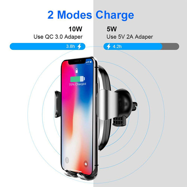 Fast Wireless Car Charger and Charging Mount Holder