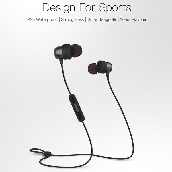 Bluetooth Earphones IPX5-Rated Sweatproof Wireless Earphone