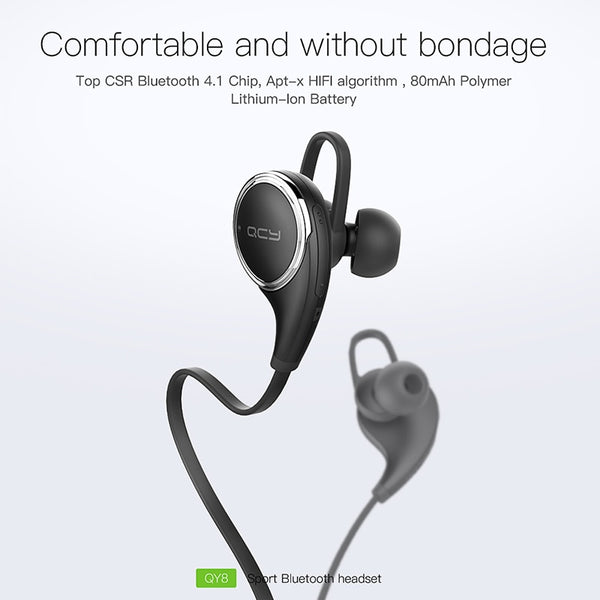 QCY QY8 Bluetooth Headphones with Microphone