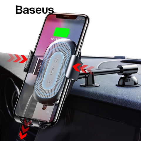 Baseus Mount Holder Fast Wireless Charging for Car