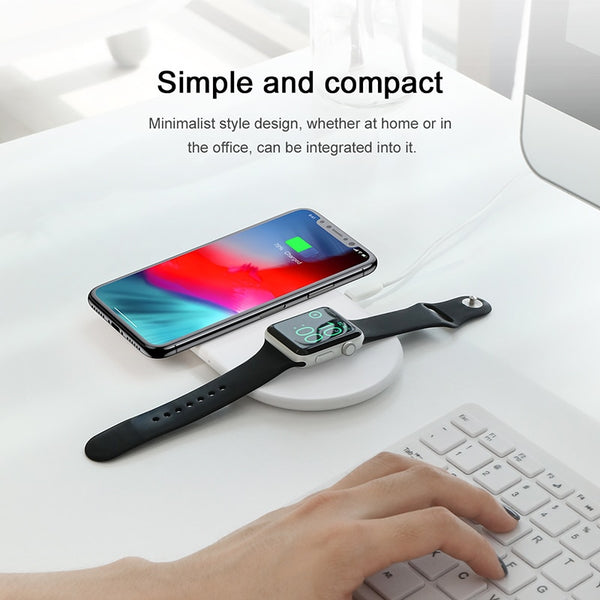 Baseus 2 in 1 Wireless Charger, Charging Pad