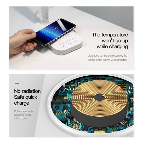 LED Light Fast Wireless Charging Pad