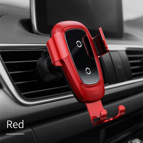 Wireless Car Charger , Air Vent Mount Gravity Car Holder